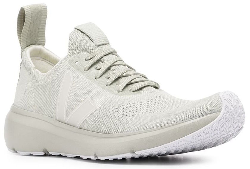 Rick Owens and Veja team up to create these sustainable Oyster white knit trainers