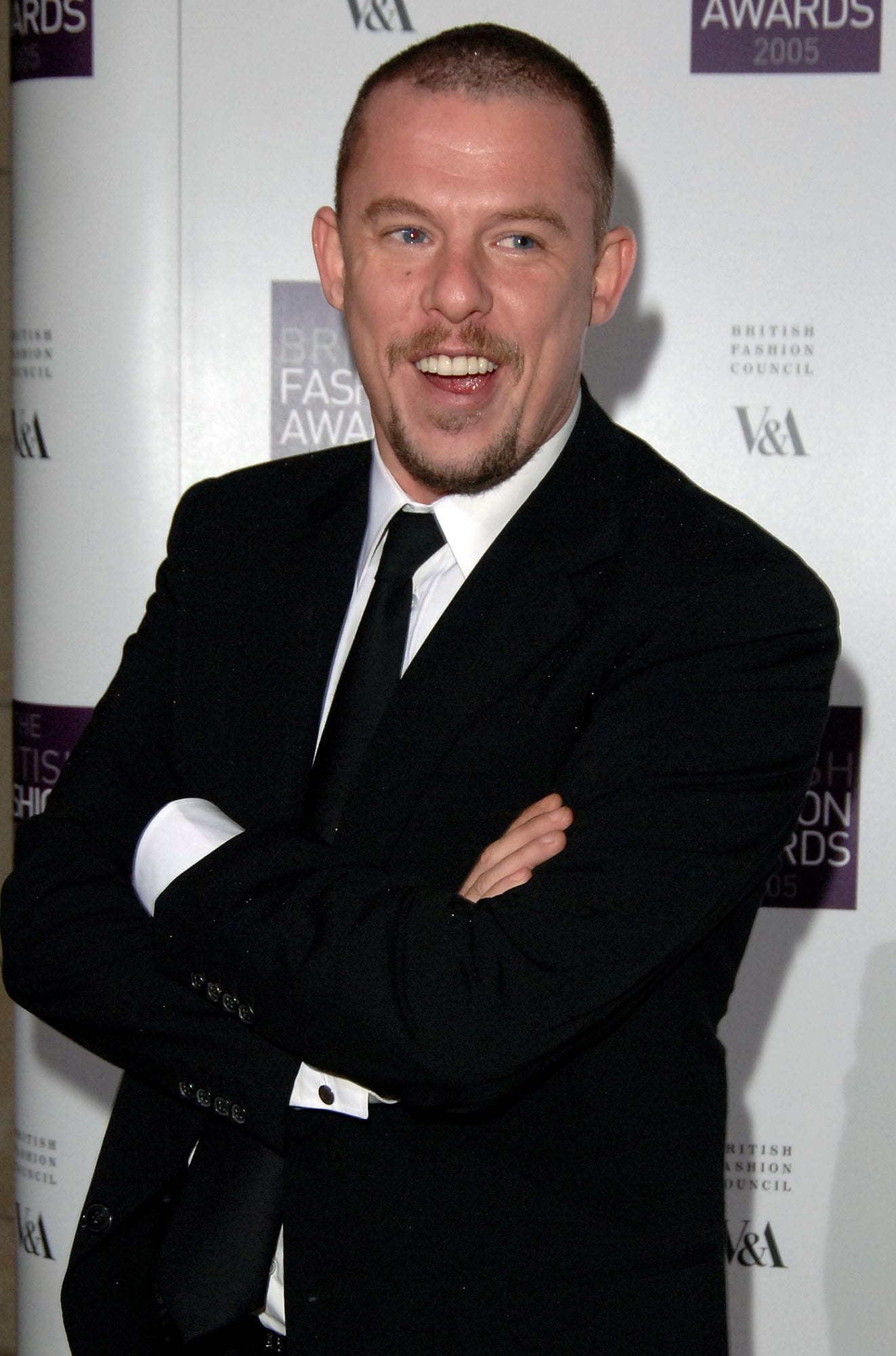 Alexander McQueen at the British Fashion Awards in November 2005