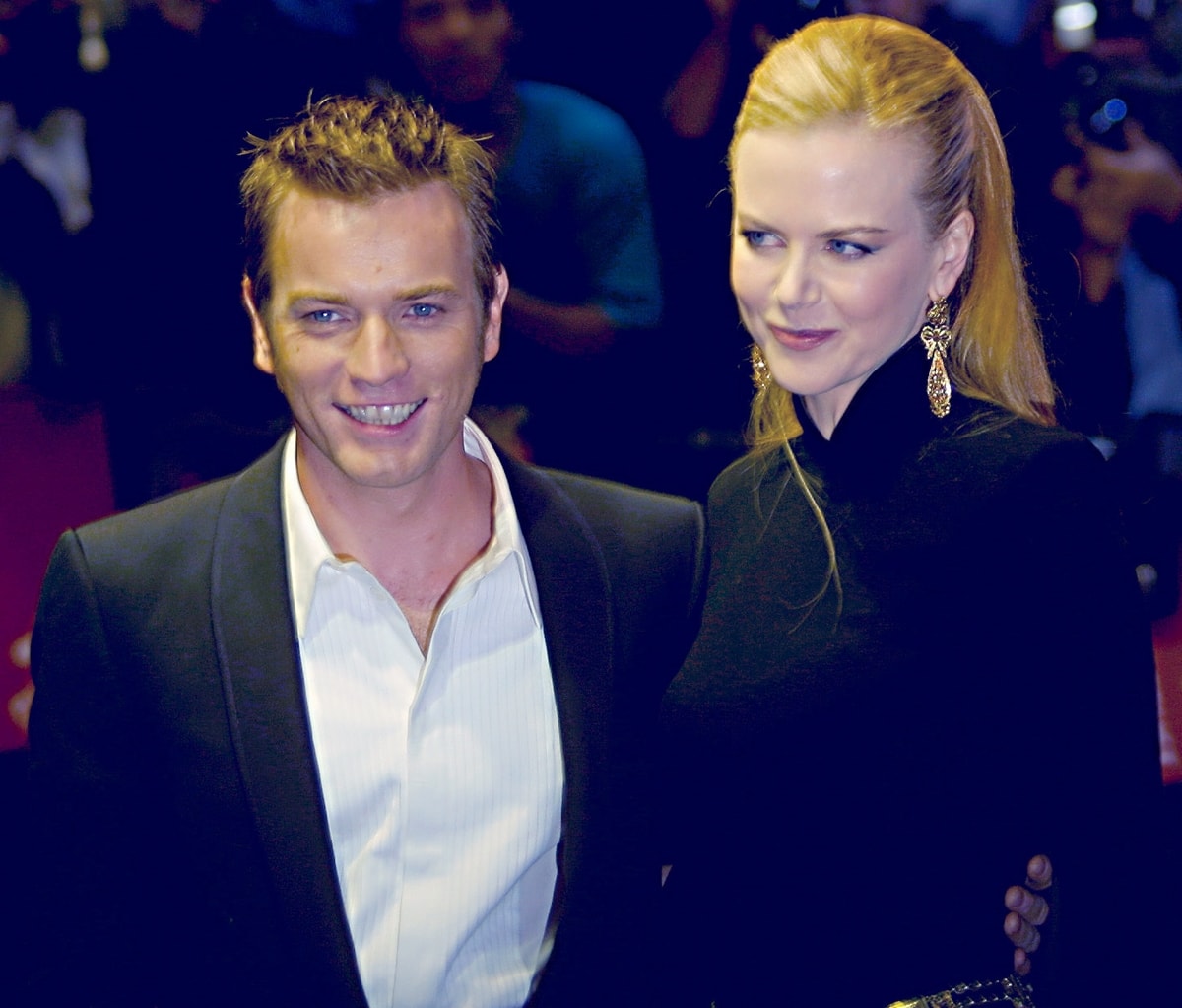 Ewan McGregor and Nicole Kidman at the UK premiere of their movie Moulin Rouge