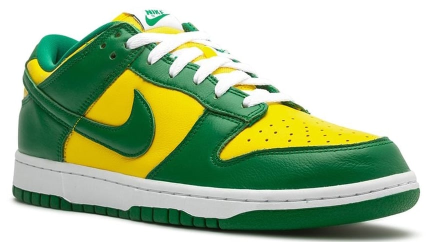 Nike pays homage to Brazil's flag with Nike Dunk Low Brazil shoes