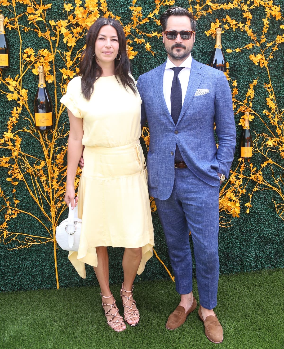 Rebecca Minkoff and her husband Gavin Bell attend the 12th Annual Veuve Clicquot Polo Classic