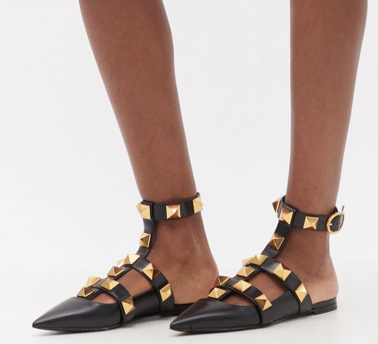 pointed backless flats