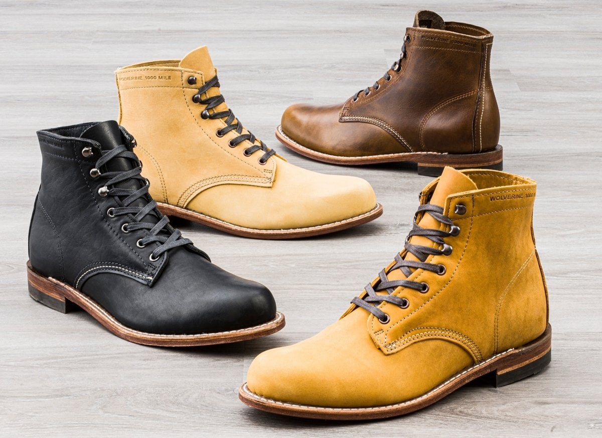 These Wolverine 1000 Mile boots are handcrafted in the USA