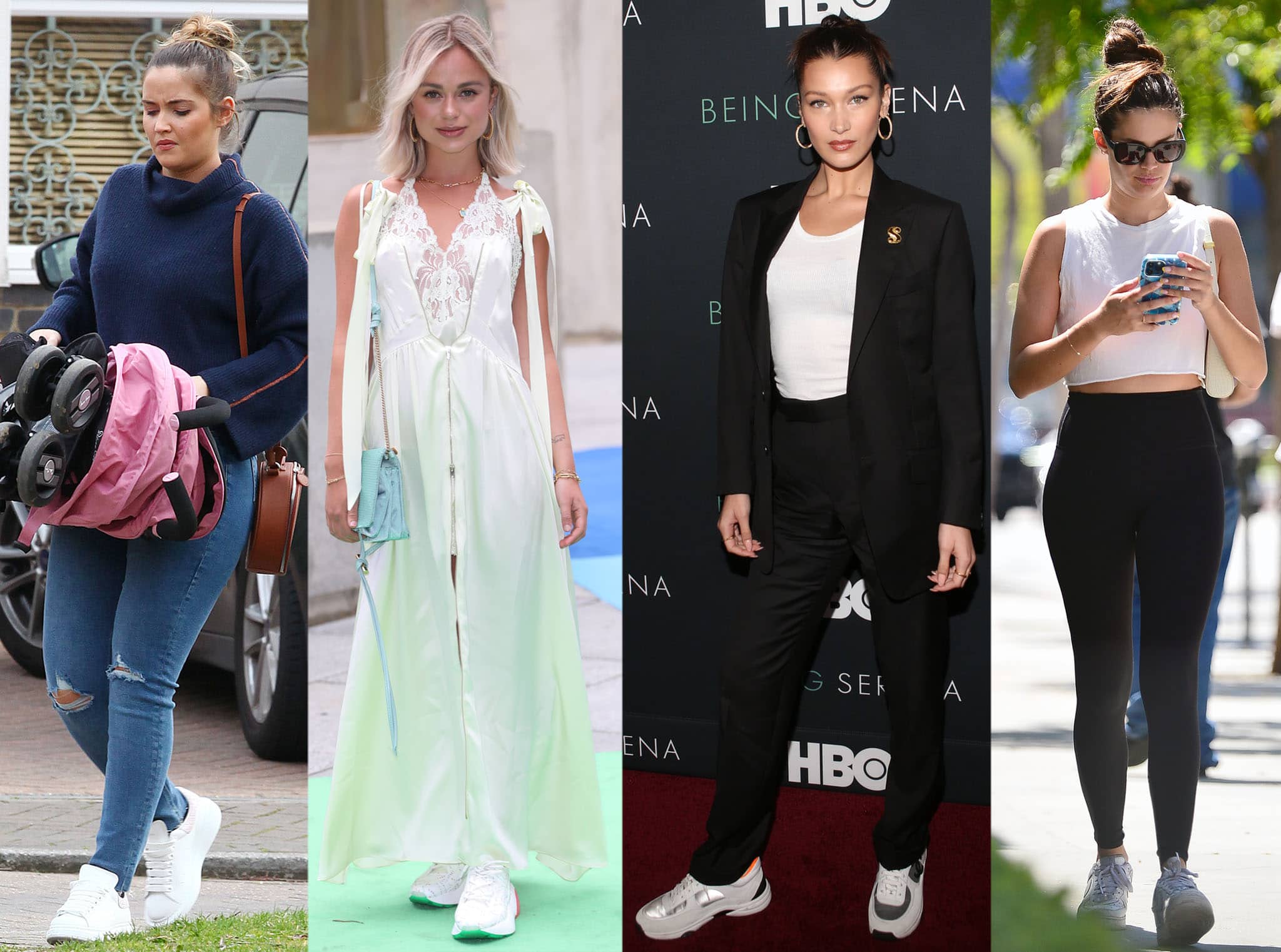 italiensk hektar Suri How To Style Your Chunky Sneakers Like a Celebrity