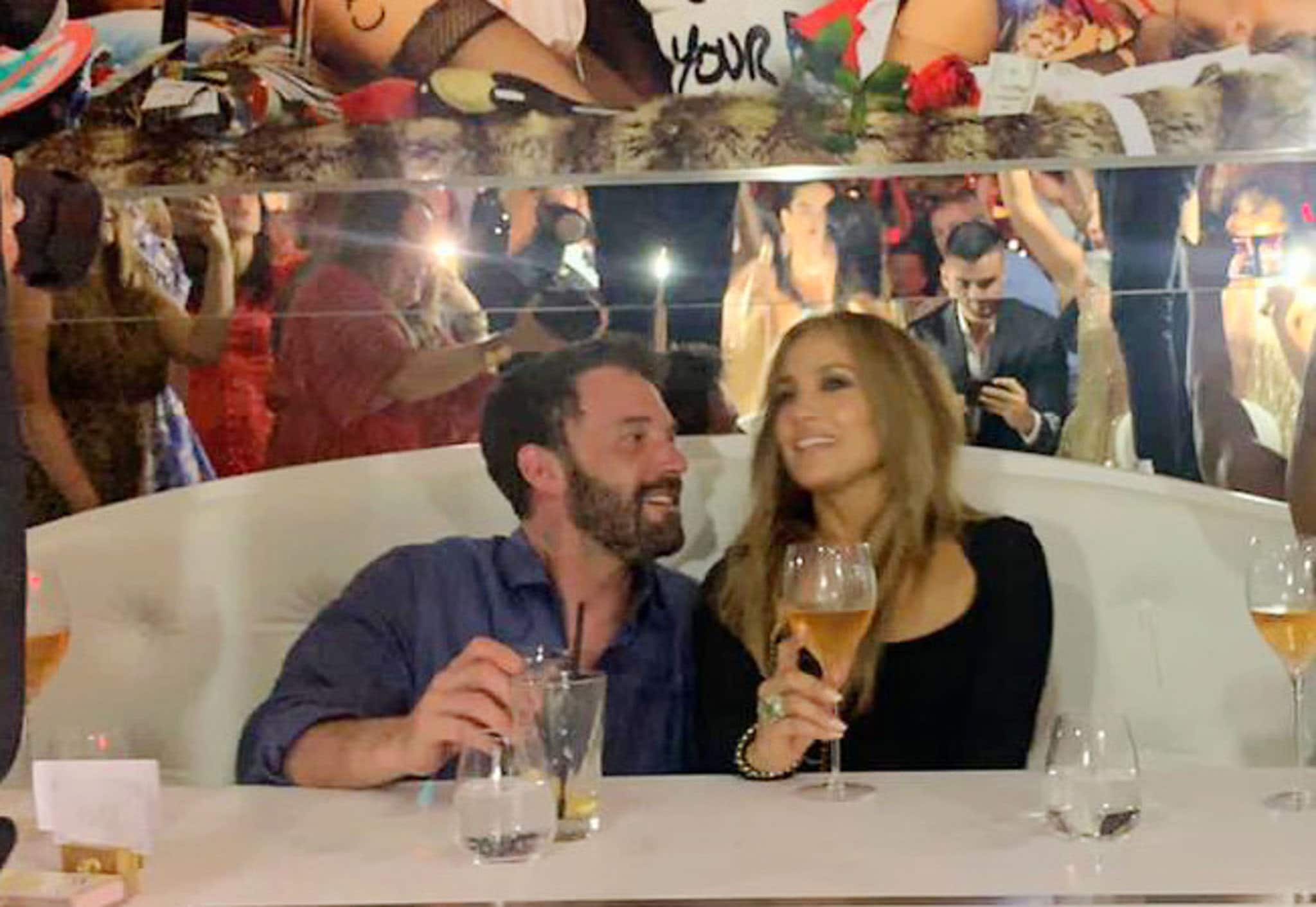 Ben Affleck and Jennifer Lopez step out for dinner date at L’Opera restaurant in St. Tropez on July 24, 2021