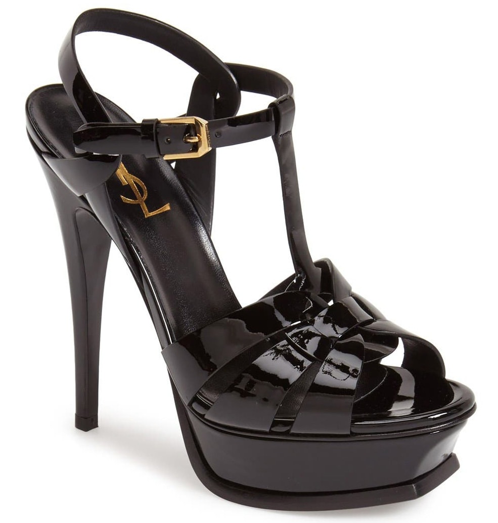 First released in 2009, YSL's Tribute sandal became the definition of a shoe with sex appeal