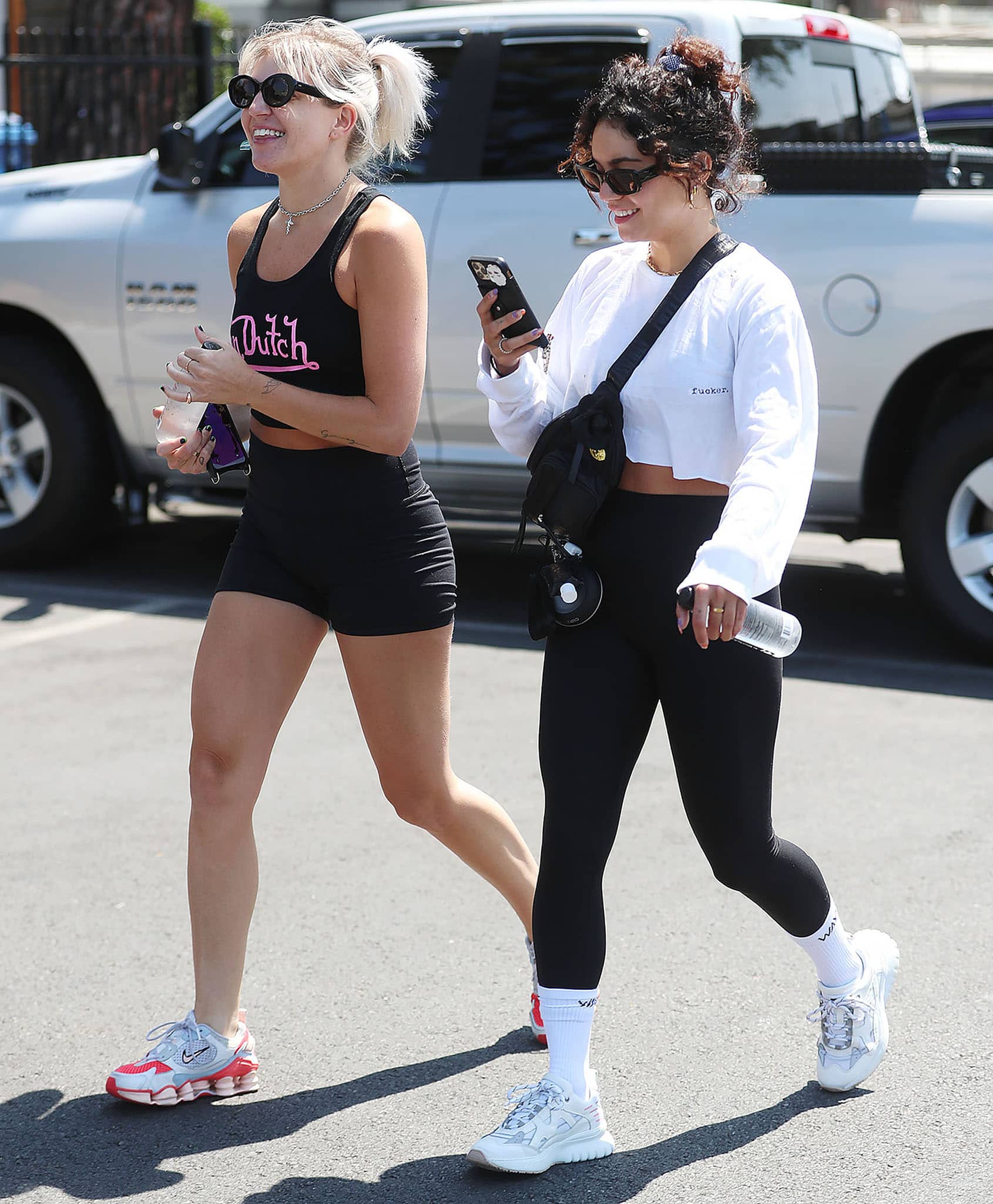 Vanessa Hudgens and GG Magree step out for a stroll in Studio City on June 28, 2021