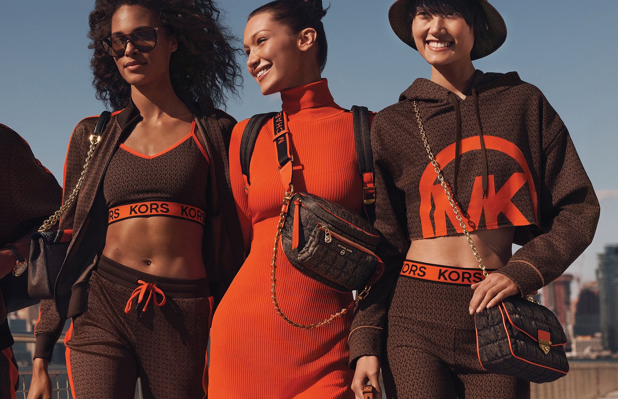 Bella Hadid stars in Michael Kors' MKGO fall 2021 collection