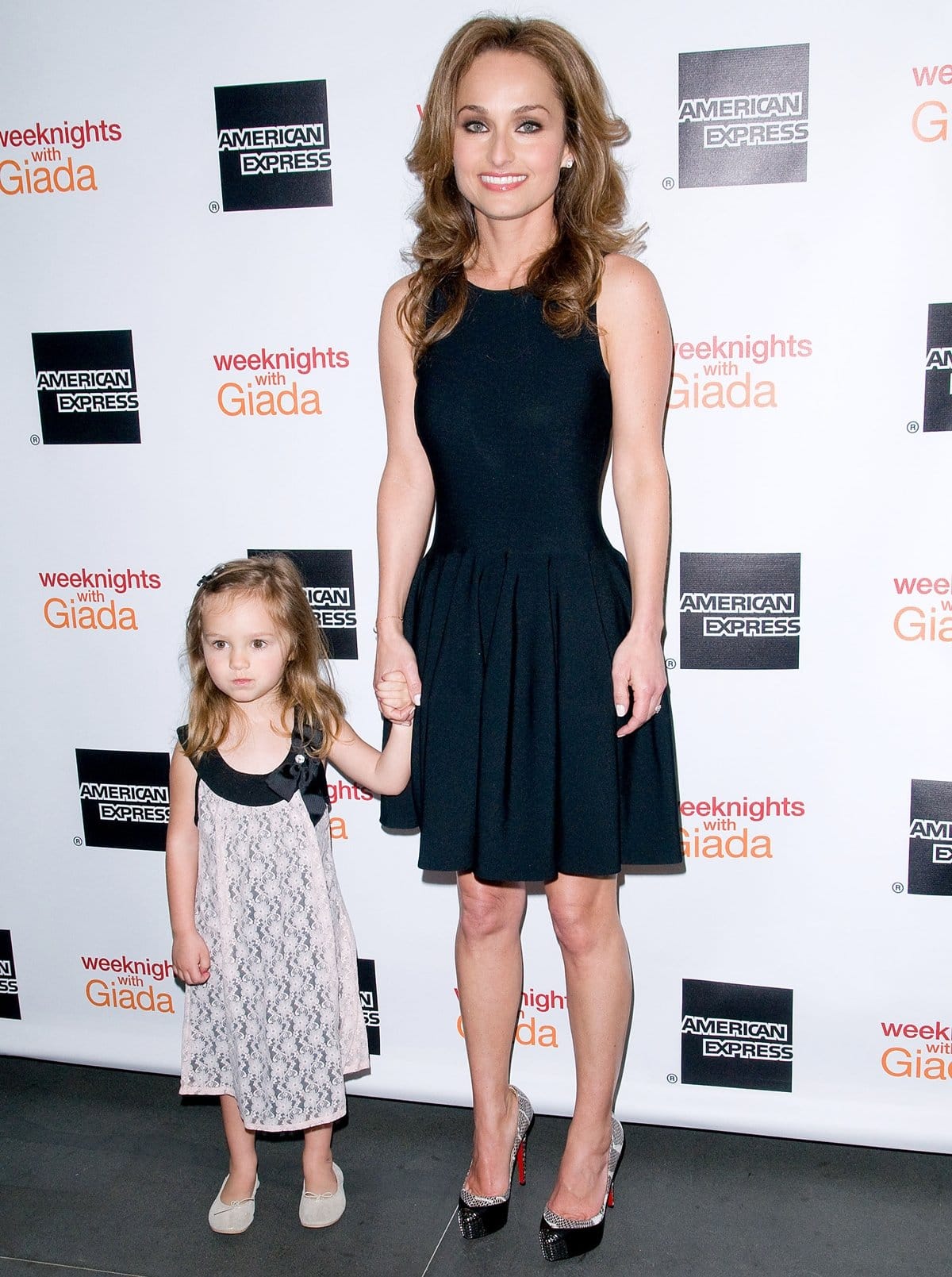 Jade Marie De Laurentiis Thompson and her mother, television personality Giada DeLaurentiis, attend Giada DeLaurentiis' "Weeknights With Giada" book launch party