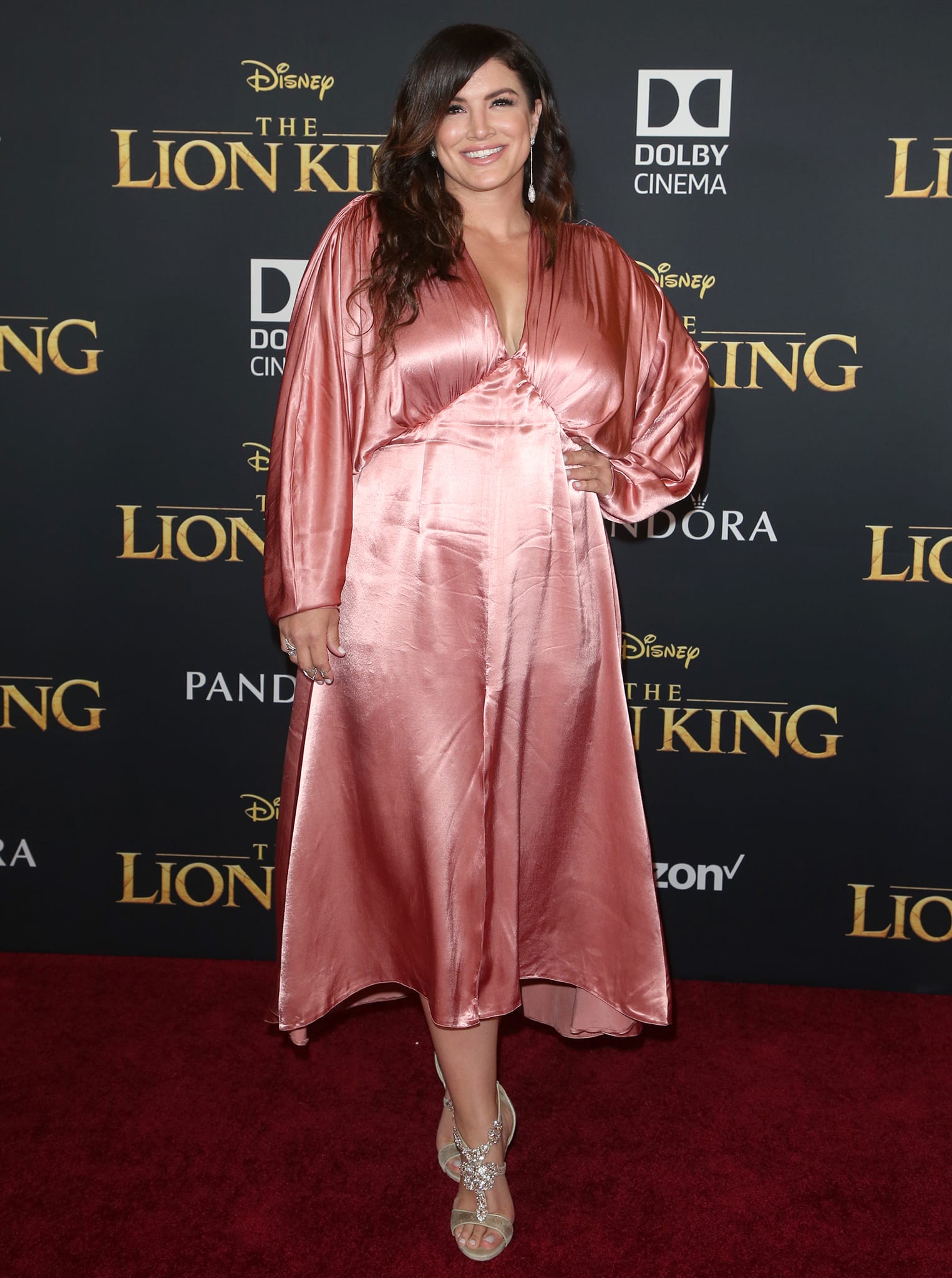 Gina Carano at the premiere of Disney's Lion King on July 10, 2019