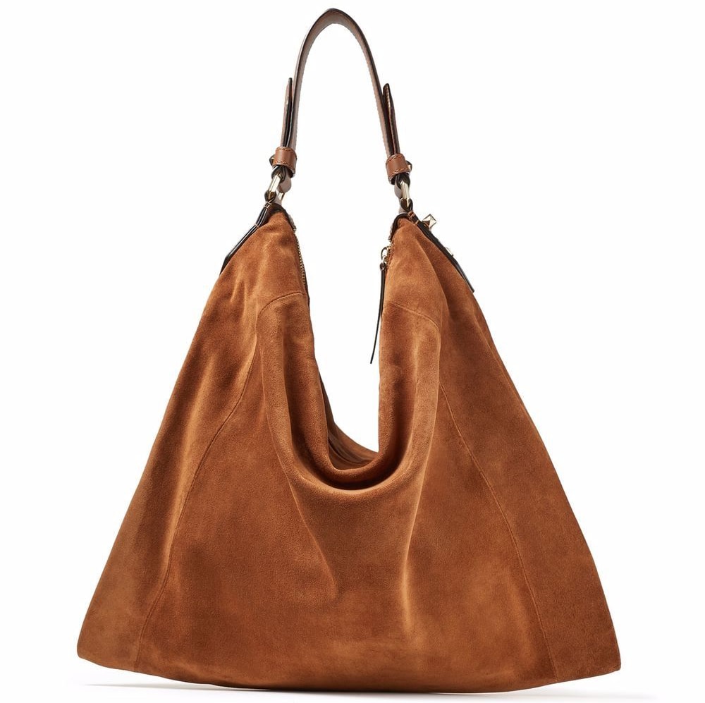 Jimmy Choo Ana suede hobo bag, $1,350