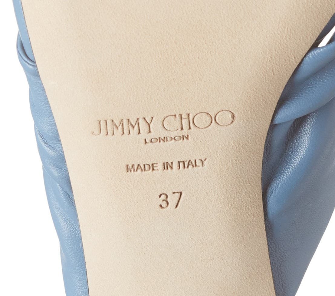 Jimmy Choo manufactures its shoes in Italy