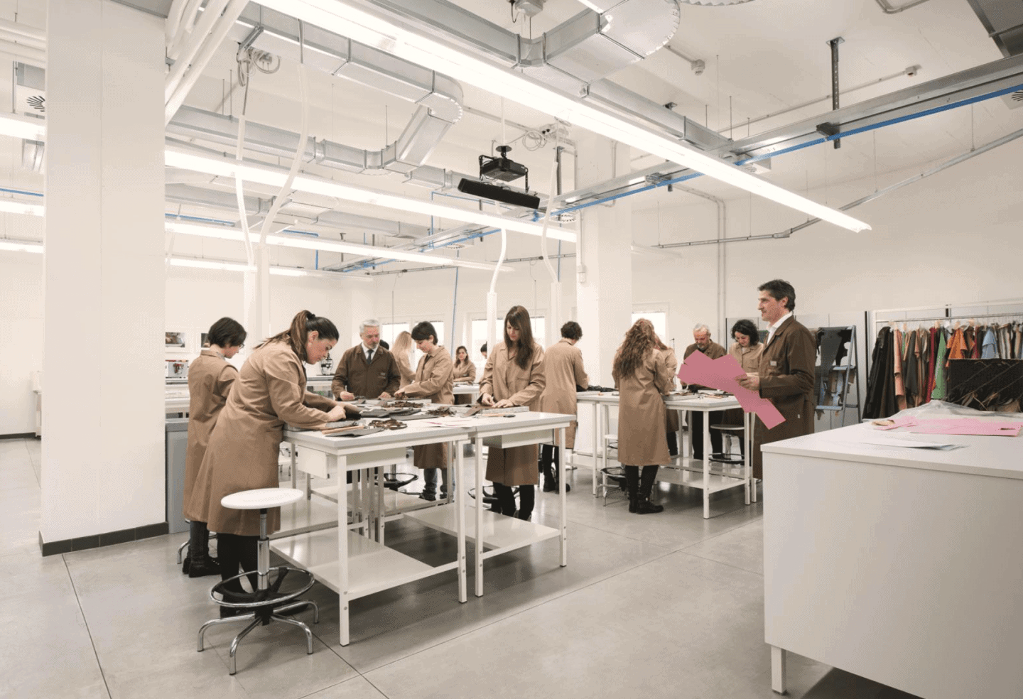 Under Bottega Veneta Creative Director Tomas Maier, the fashion house launched the La Scuola dei Maestri Pellettieri di Bottega Veneta-- a school dedicated to training new craftsmen