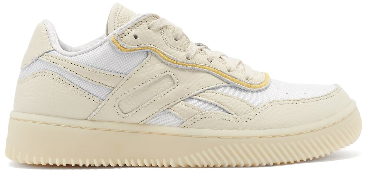 These trainers are Victoria Beckham's interpretation of Reebok's classic silhouette inspired by retro basketball and tennis shoes