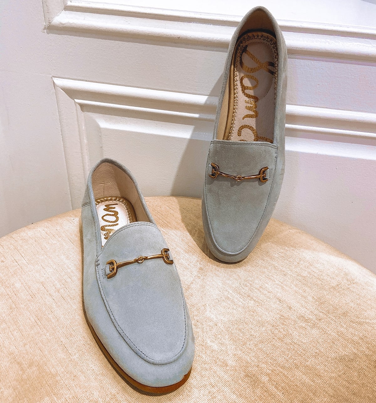 Sam Edelman's classic Loraine loafers feature bit hardware for a classic, menswear-inspired look that pairs well with jeans and pants