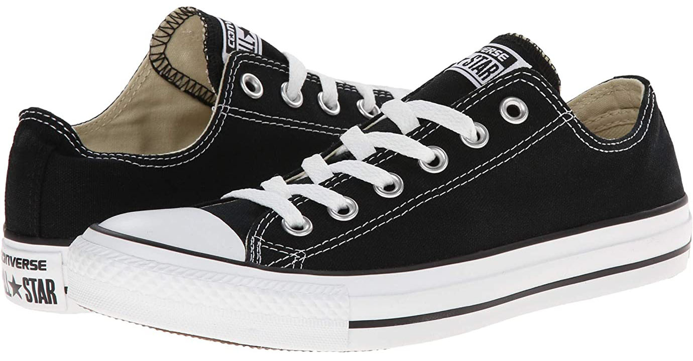 Converse's classic favorite sneakers feature a canvas upper with rubber trims