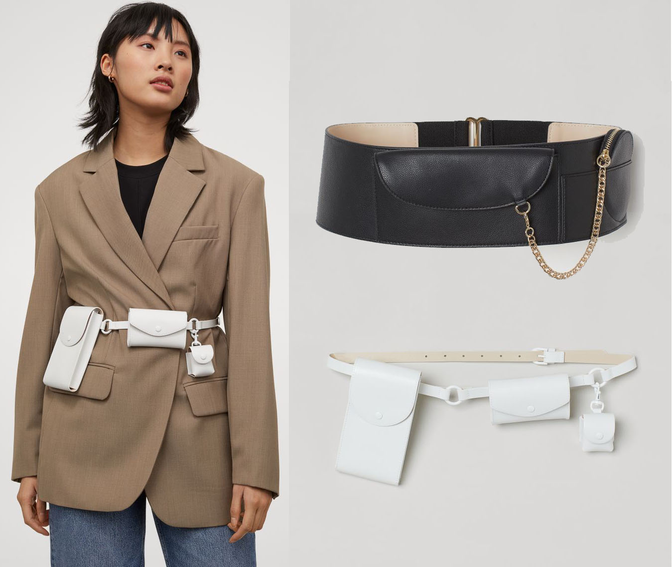 An interesting take on classic belt bags, H&M's Waist Belt Bag is a simple belt with multiple pockets for your essentials
