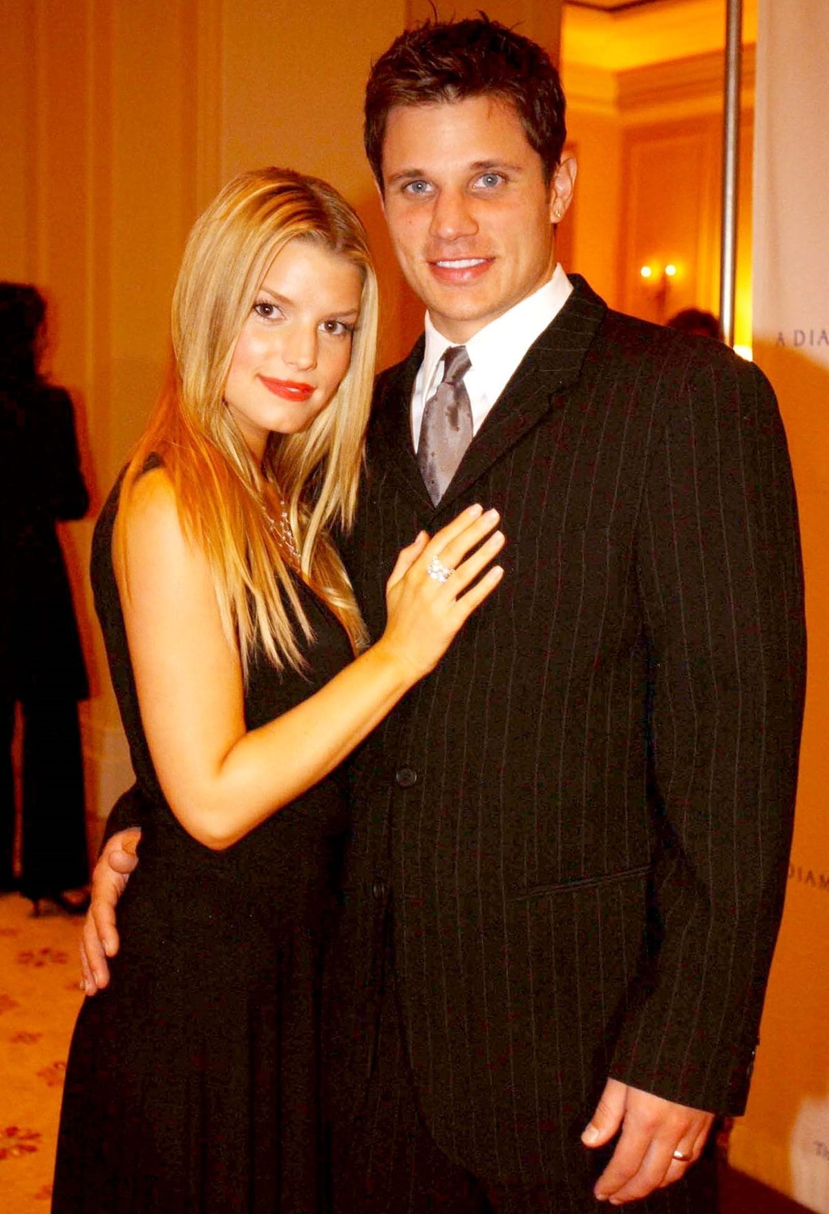 Jessica Simpson and Nick Lachey met at The Hollywood Christmas Parade in 1998