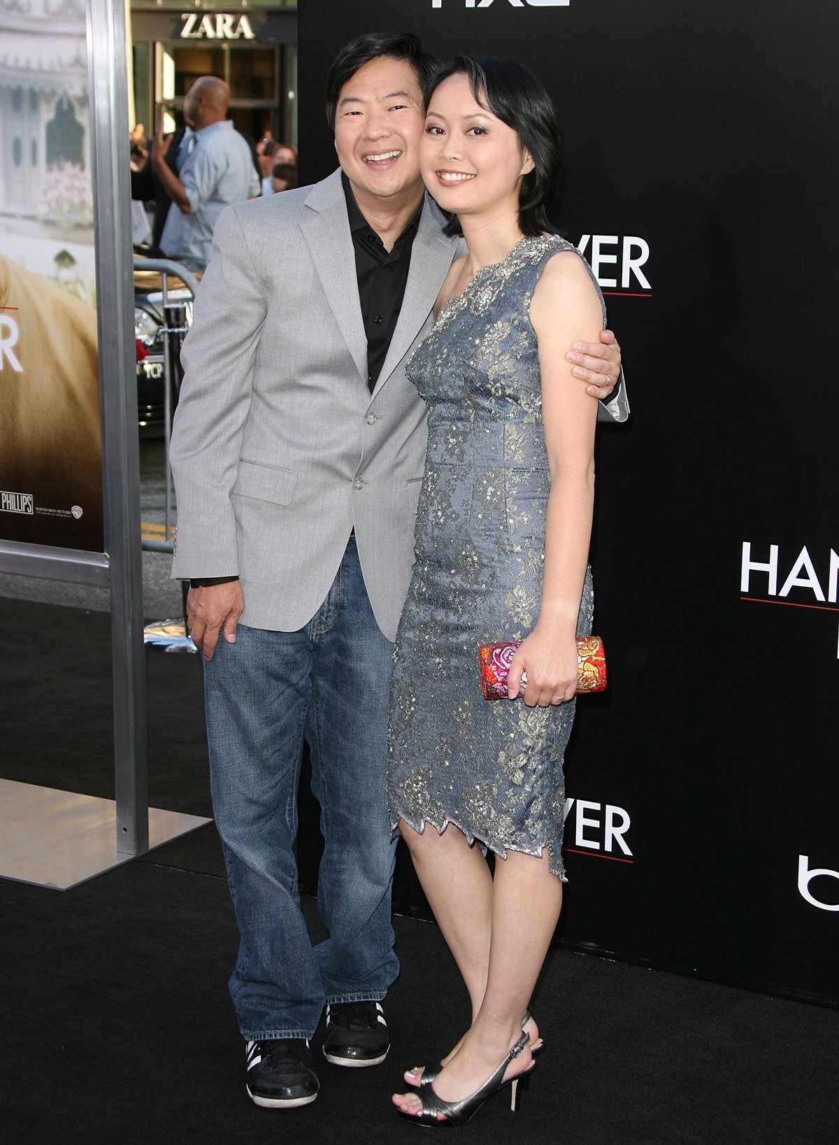 Actor Ken Jeong and his wife Tran Ho arrive at "The Hangover Part II" Los Angeles Premiere