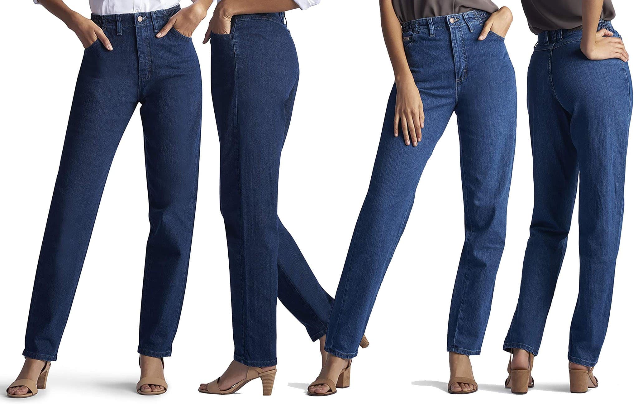 A comfortable pair of mid-rise relaxed fit jeans constructed with an elasticated waistband, making this pair the easiest denim you’ve ever worn