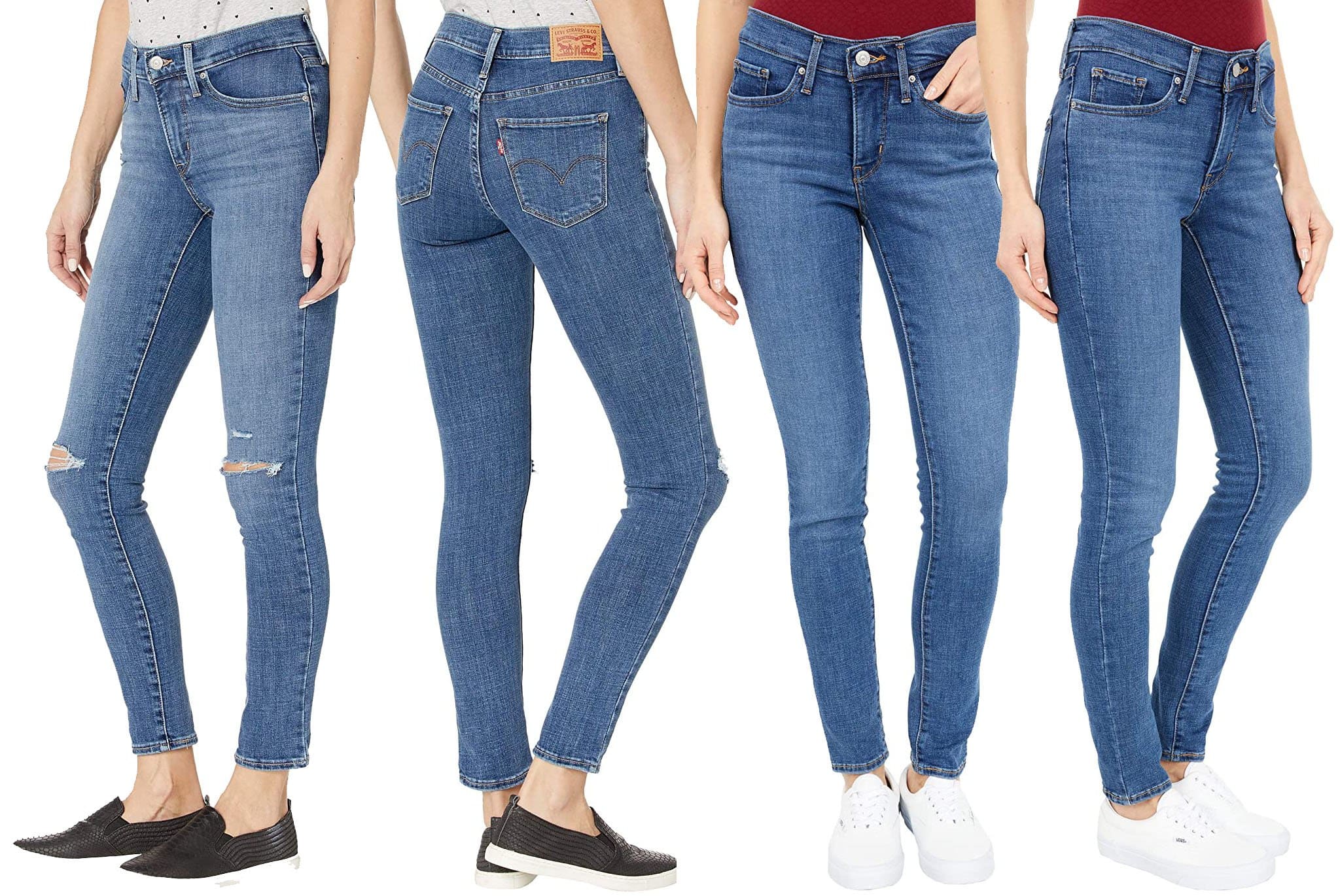 The 311 Shaping Skinny five-pocket jean creates a leg-lengthening silhouette, thanks to the mid-rise and sleek skinny fit