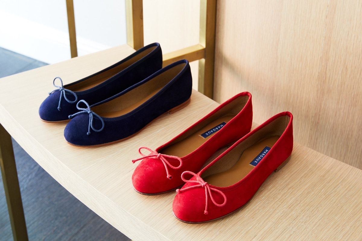 Comfortable and supportive Margaux Demi ballet flats featuring a working drawcord to customize the fit of the shoe on the go