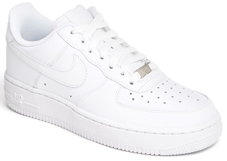 An all-time favorite shoe featuring solid white color and a low-cut profile