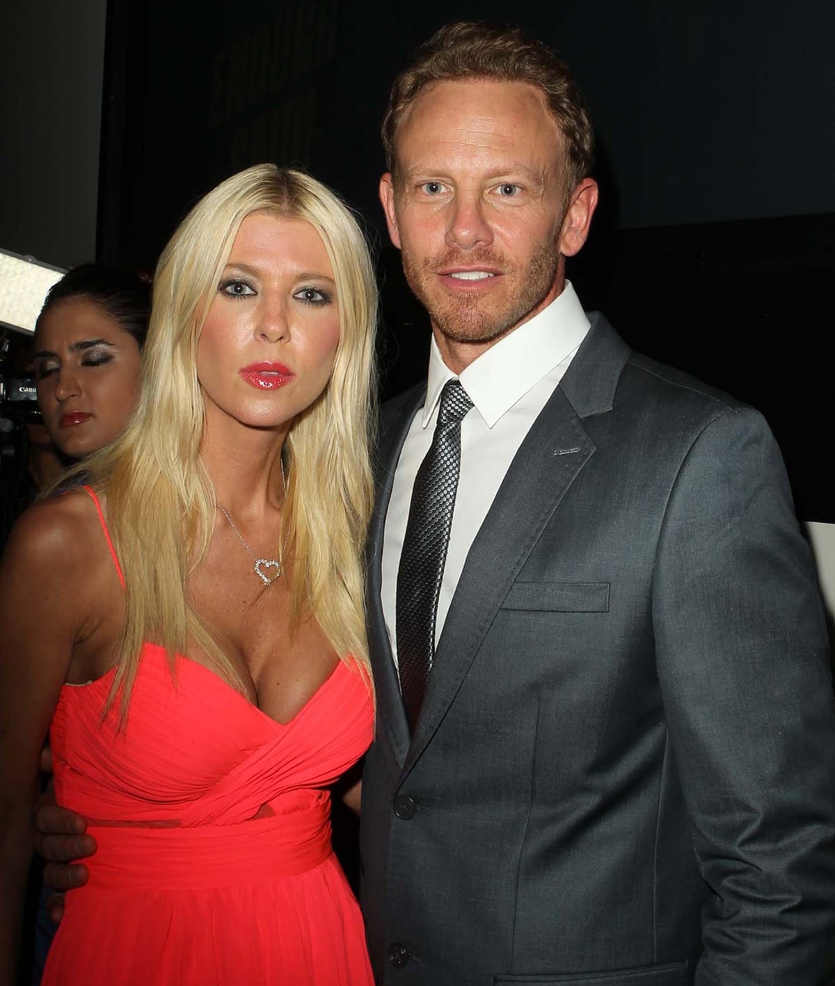 Tara Reid and Ian Ziering promoting Sharknado