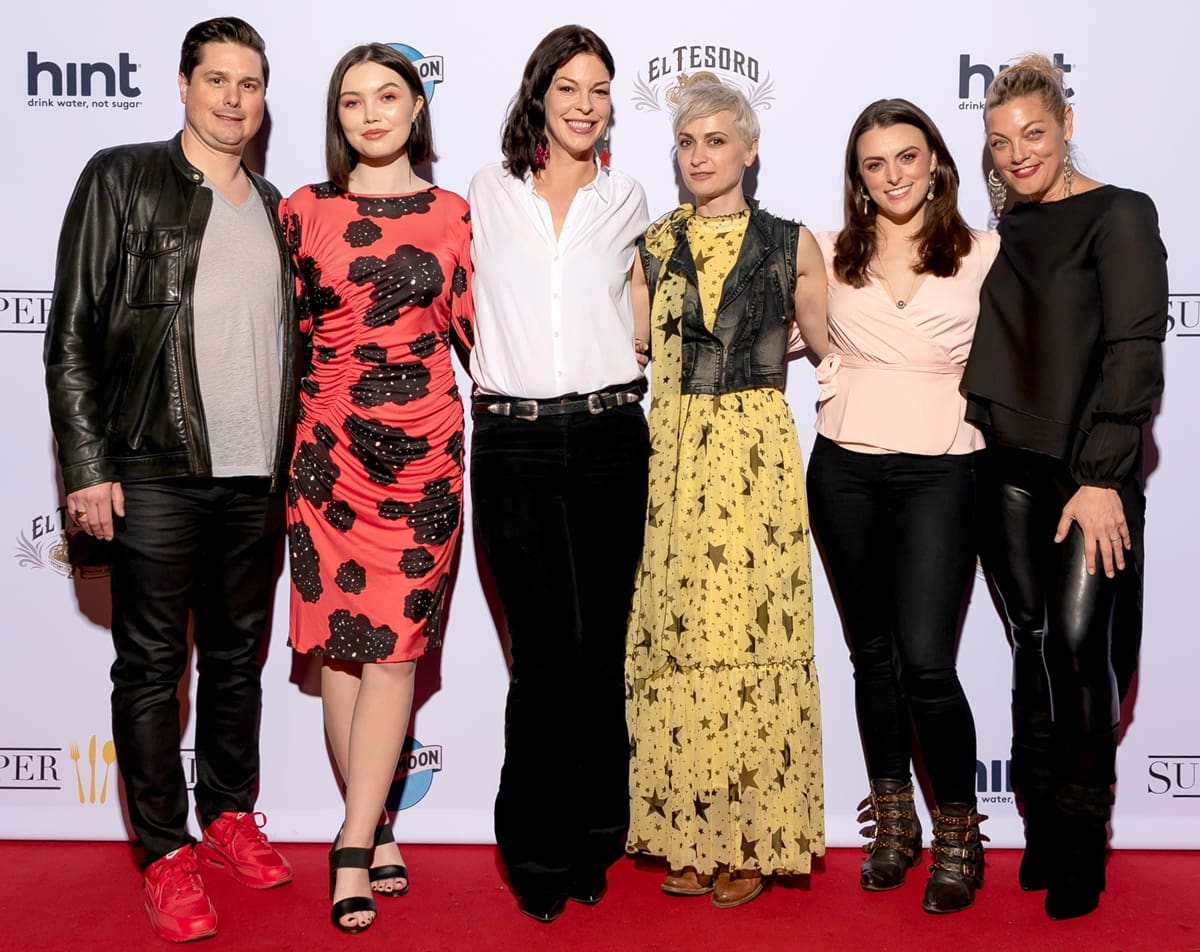 Andrew Van Den Houten, Lauryn Canny, Pollyanna McIntosh, Halyna Hutchins, and Nora-Jane Noone attend the 2019 SXSW Film Festival