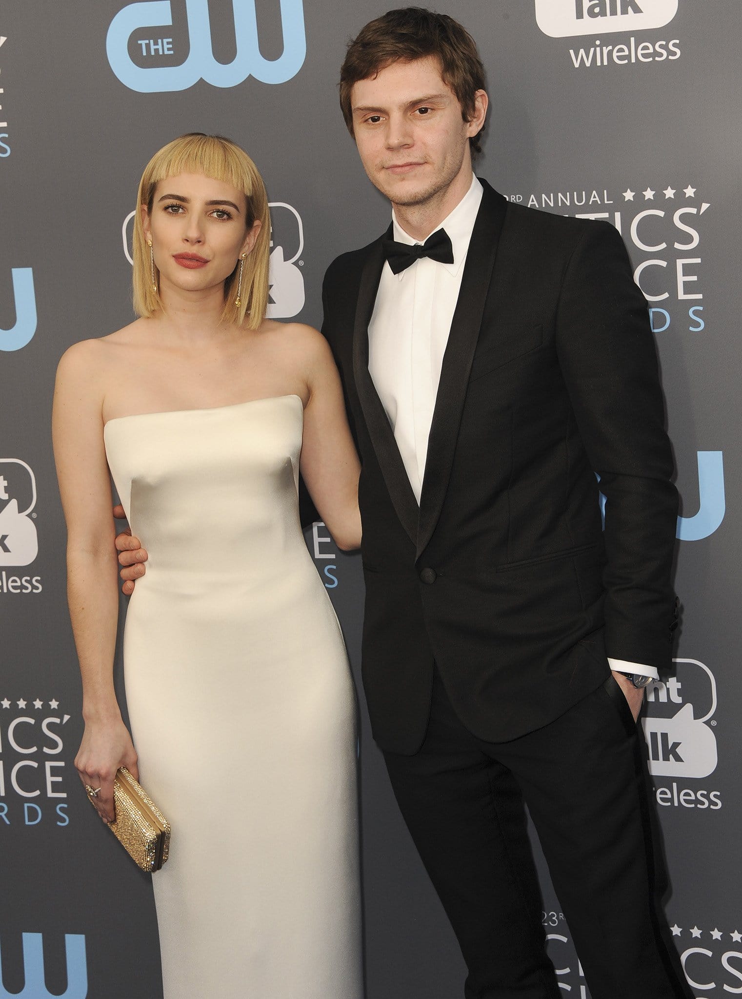 Instead of breaking up following their altercation, Evan Peters proposed to Emma Roberts at the end of 2013