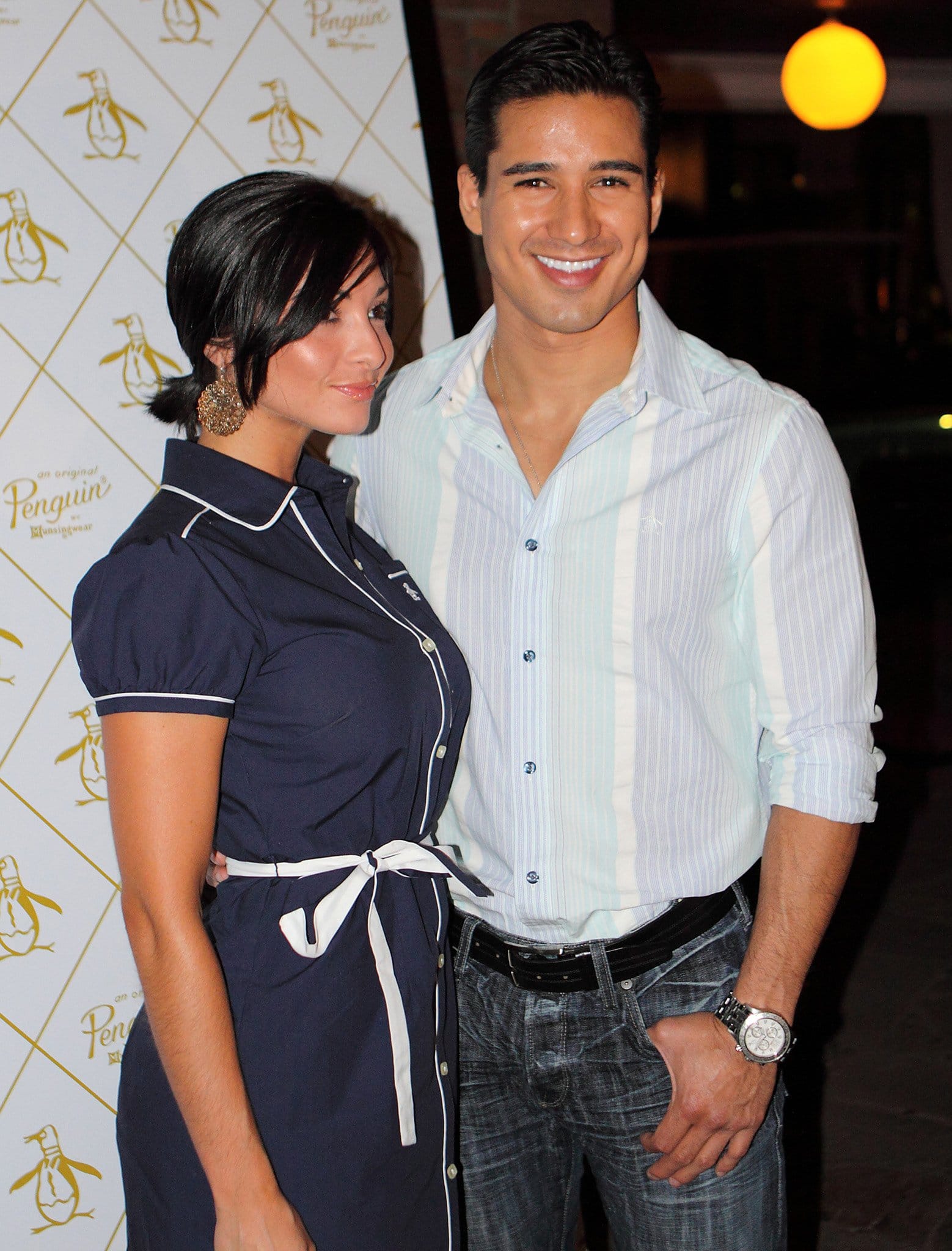 Courtney Laine Mazza and Mario Lopez first met while working on the Broadway show A Chorus Line in 2008