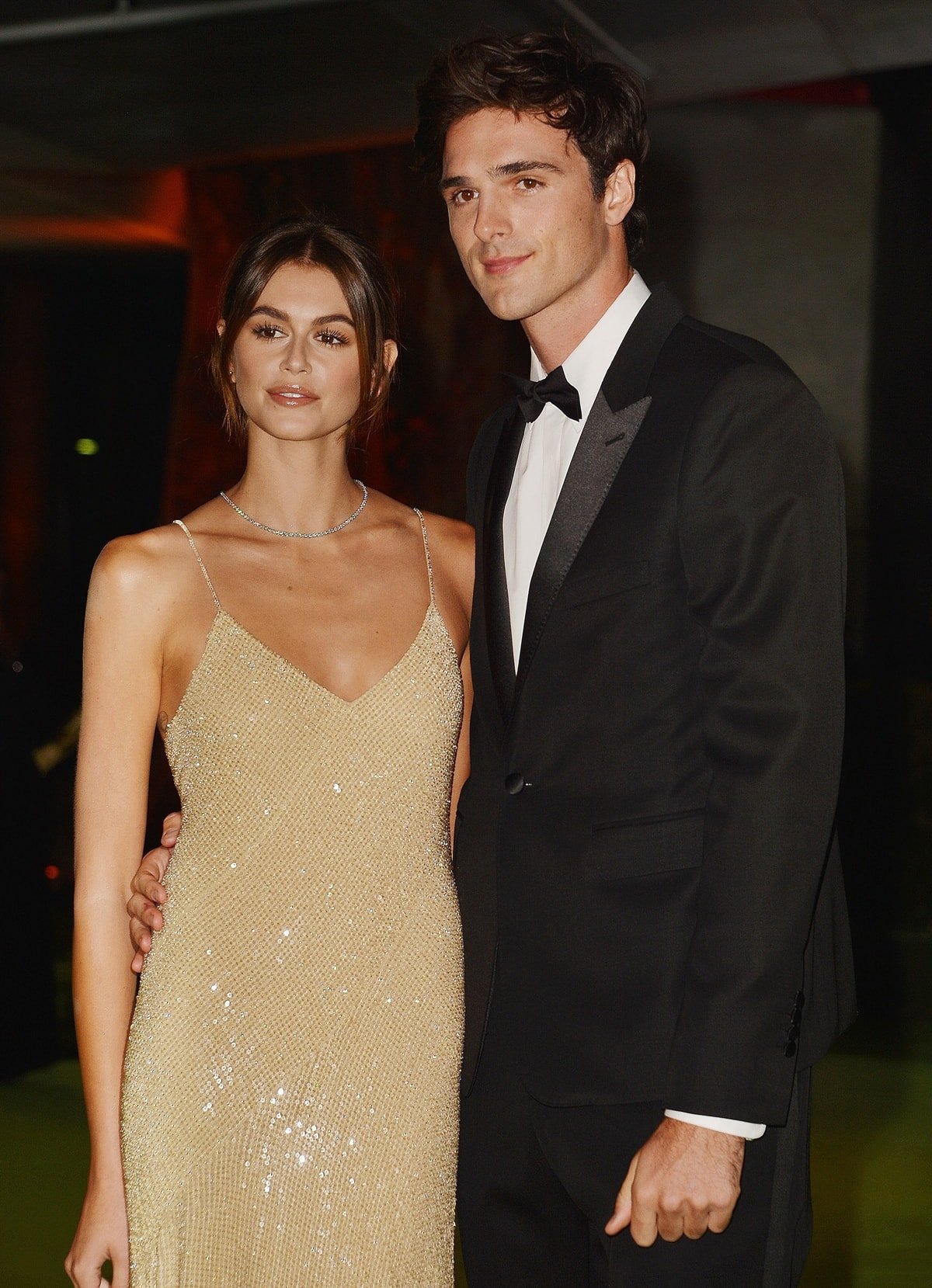 During their relationship in 2020-2021, Kaia Gerber, with a height of 5 feet 8 ½ inches (174 cm), was notably shorter than Jacob Elordi, who stood at 6 feet 5 inches (195.6 cm)