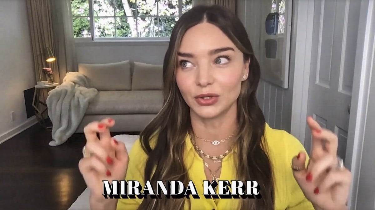 Australian model and businesswoman Miranda May Kerr  became famous as one of the Victoria's Secret Angels