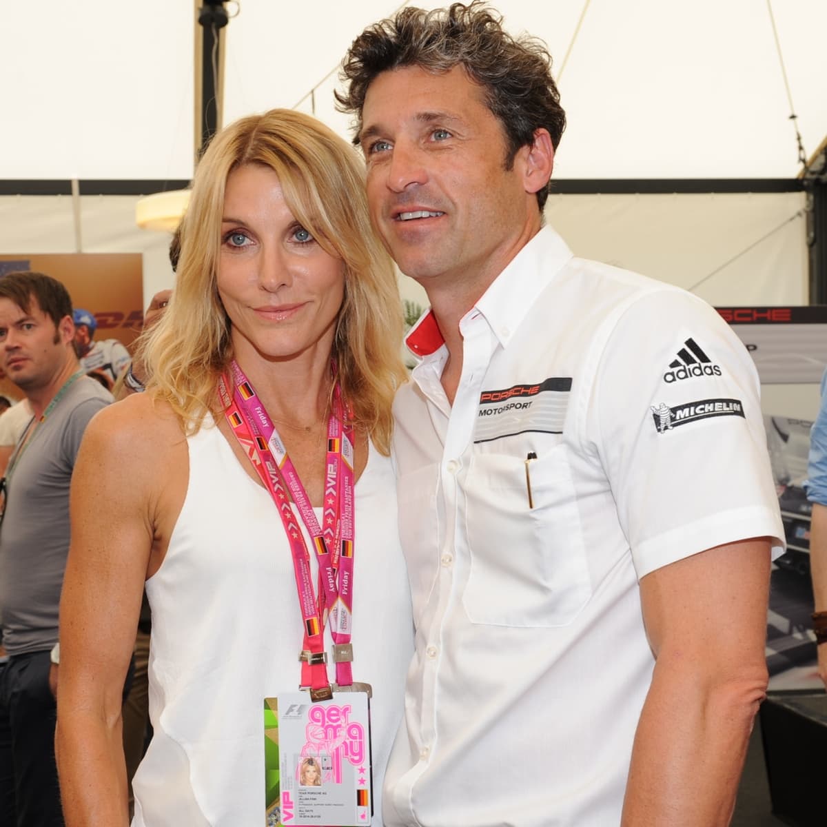 Patrick Dempsey and Jillian Fink met when he visited the salon she was working at