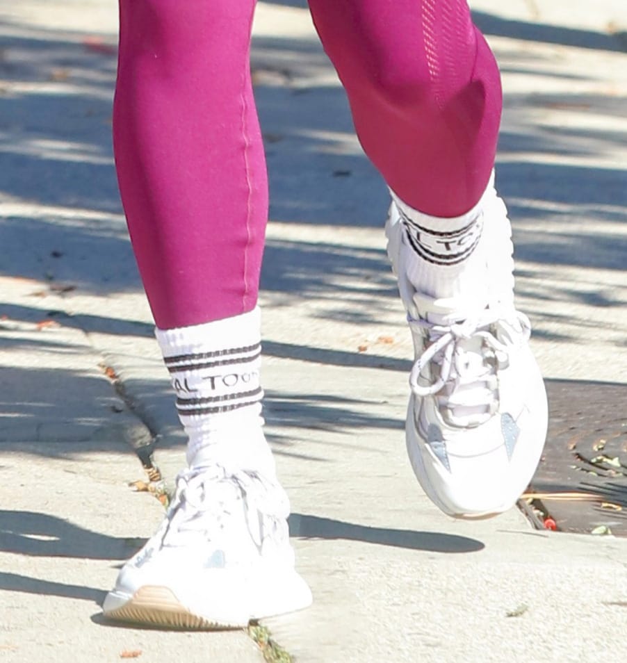 Vanessa Hudgens completes her activewear with Mercer Amsterdam Jupiter shoes