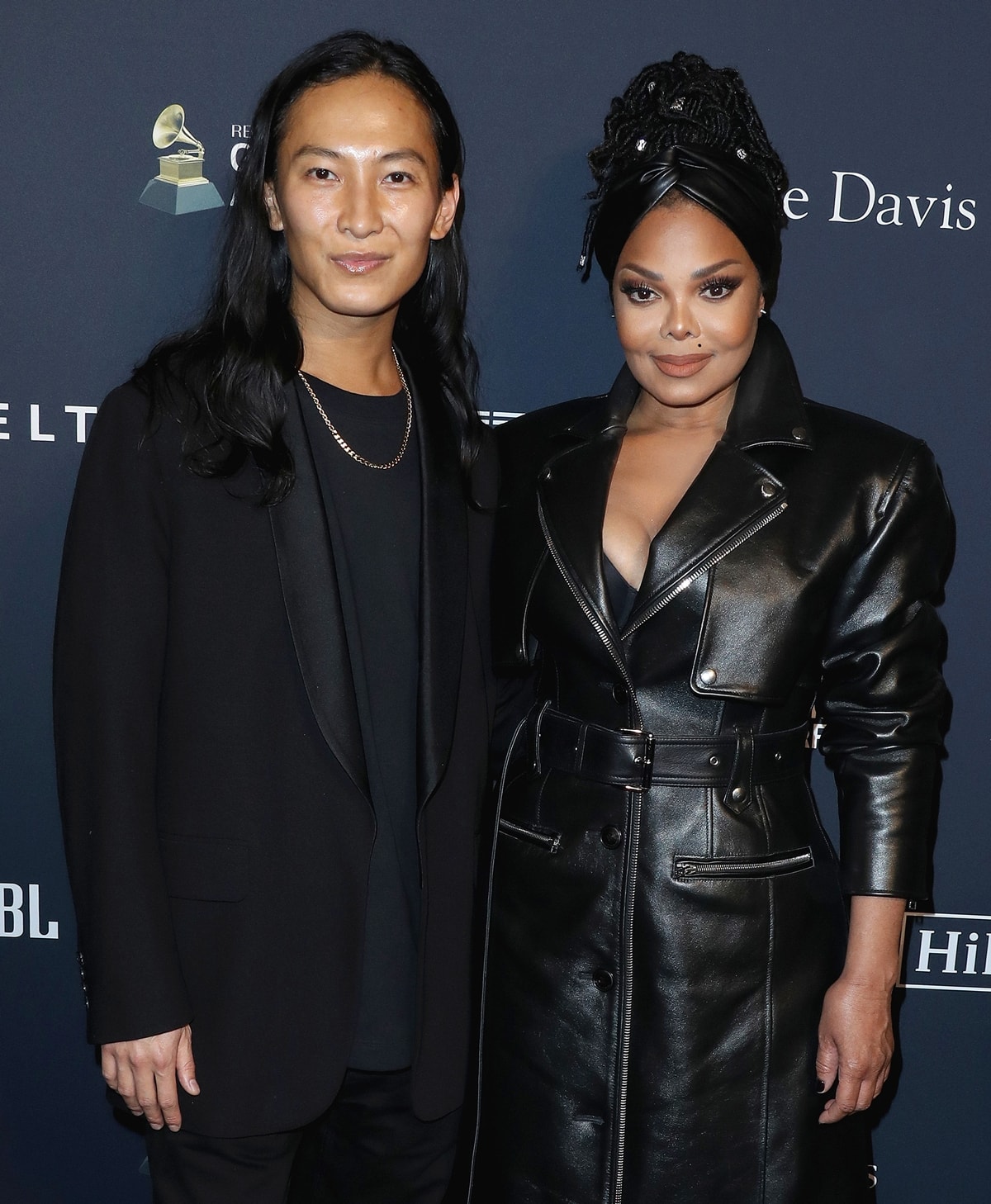 Alexander Wang and Janet Jackson arrive at The Recording Academy And Clive Davis' 2020 Pre-GRAMMY Gala
