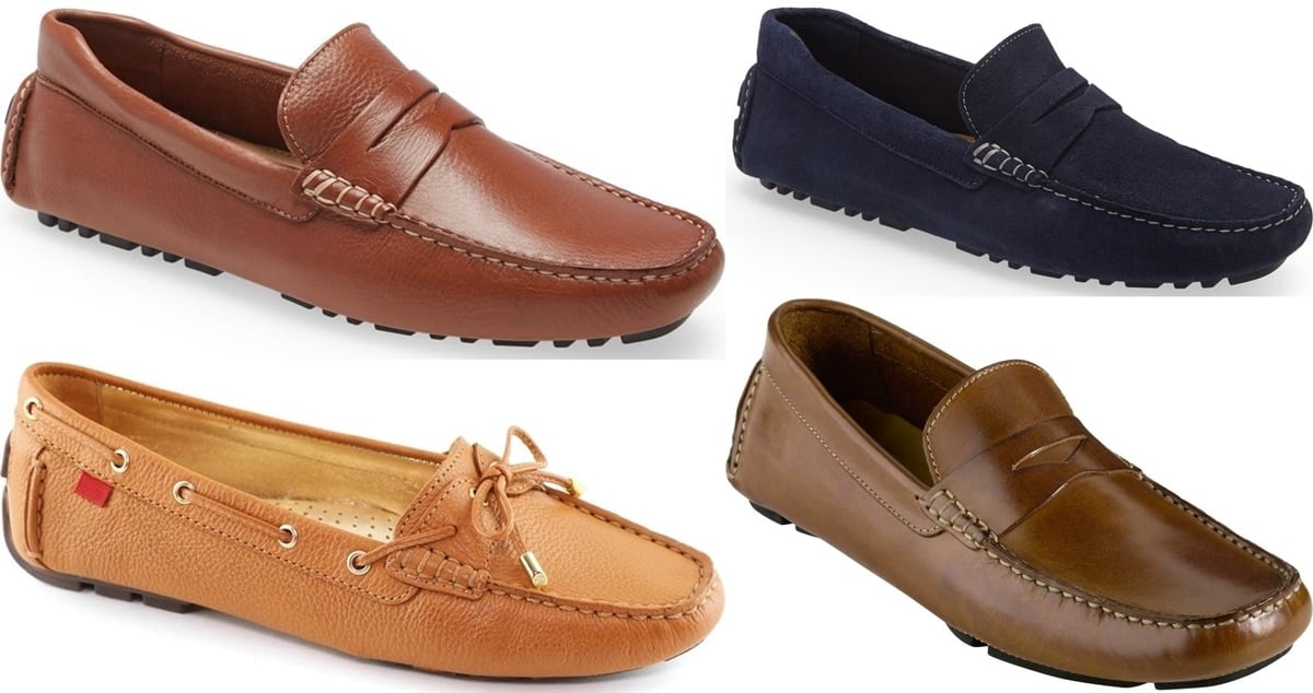 Driving loafers are a type of shoes which was created to help while driving