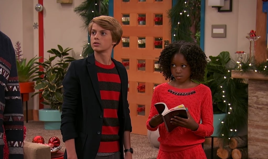 Jace Norman as Henry Hart / Kid Danger and Riele Downs as Charlotte on the Nickelodeon television series Henry Danger