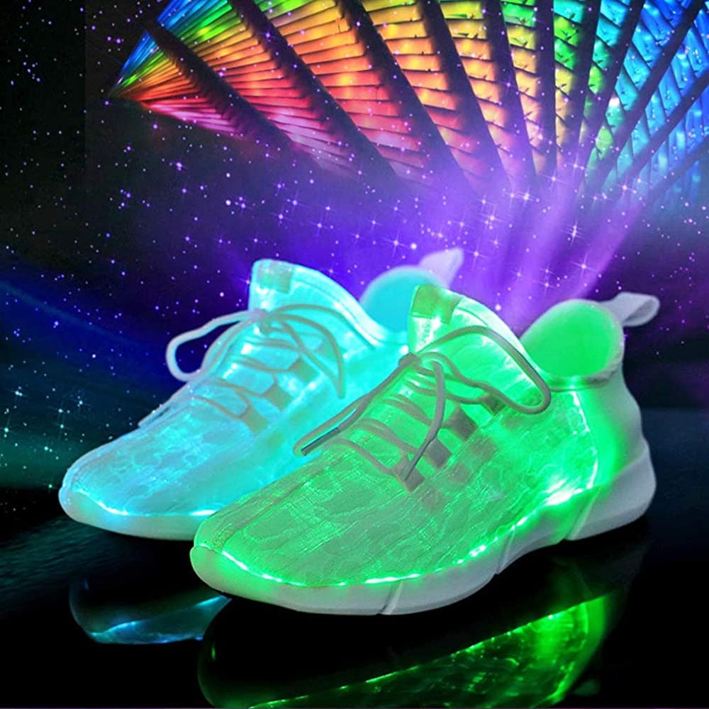 These LED shoes offer seven different static colors and four dynamic flashing modes, allowing you to choose the perfect lighting style for any occasion