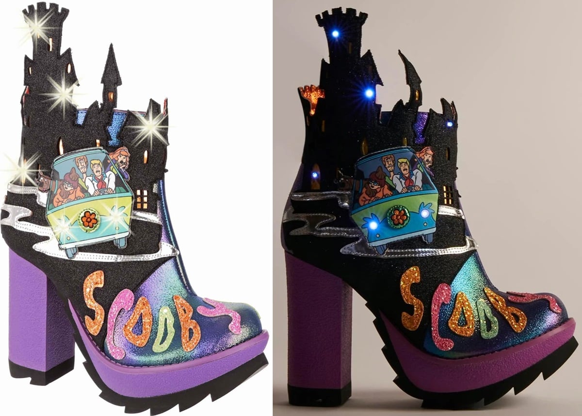 These extraordinary light-up boots are perfect for any Scooby-Doo fan and showcase the iconic Mystery Machine and beloved characters on the sides