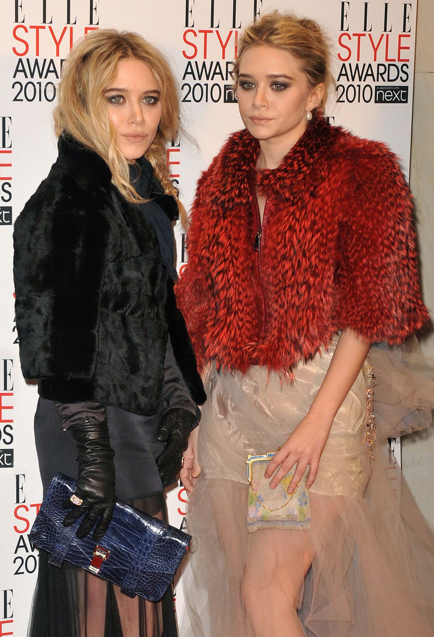 Mary-Kate and Ashley Olsen at The ELLE Style Awards 2010