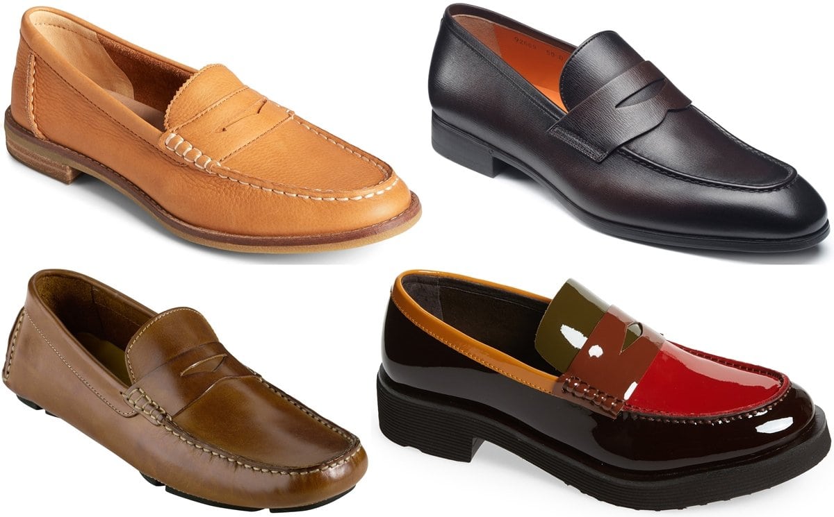 Penny loafers are slip-on shoes defined by a small detail located on the vamp