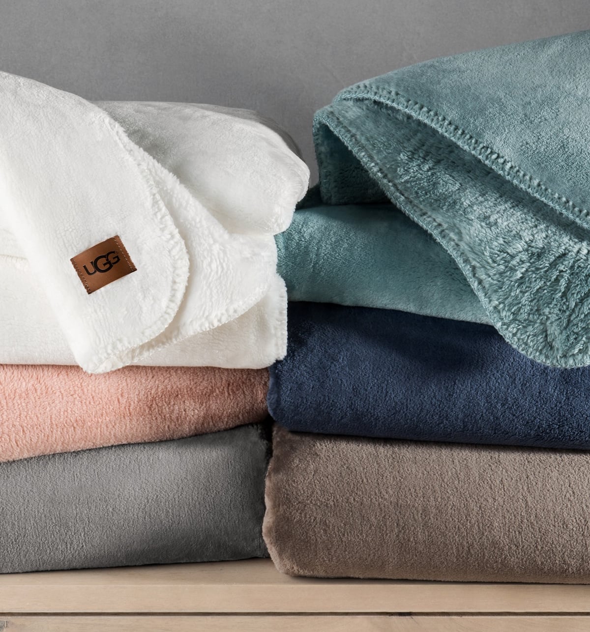 UGG's deliciously cozy throw blankets in super soft plush