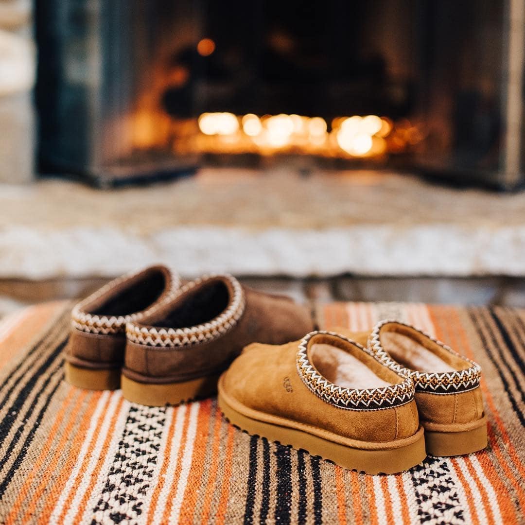 Ugg's best-selling Tasman slipper features a light, durable outsole and can be worn both indoors and out