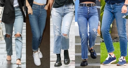The 4 Best Shoe Styles to Wear With Mom Jeans and Shoes to Avoid