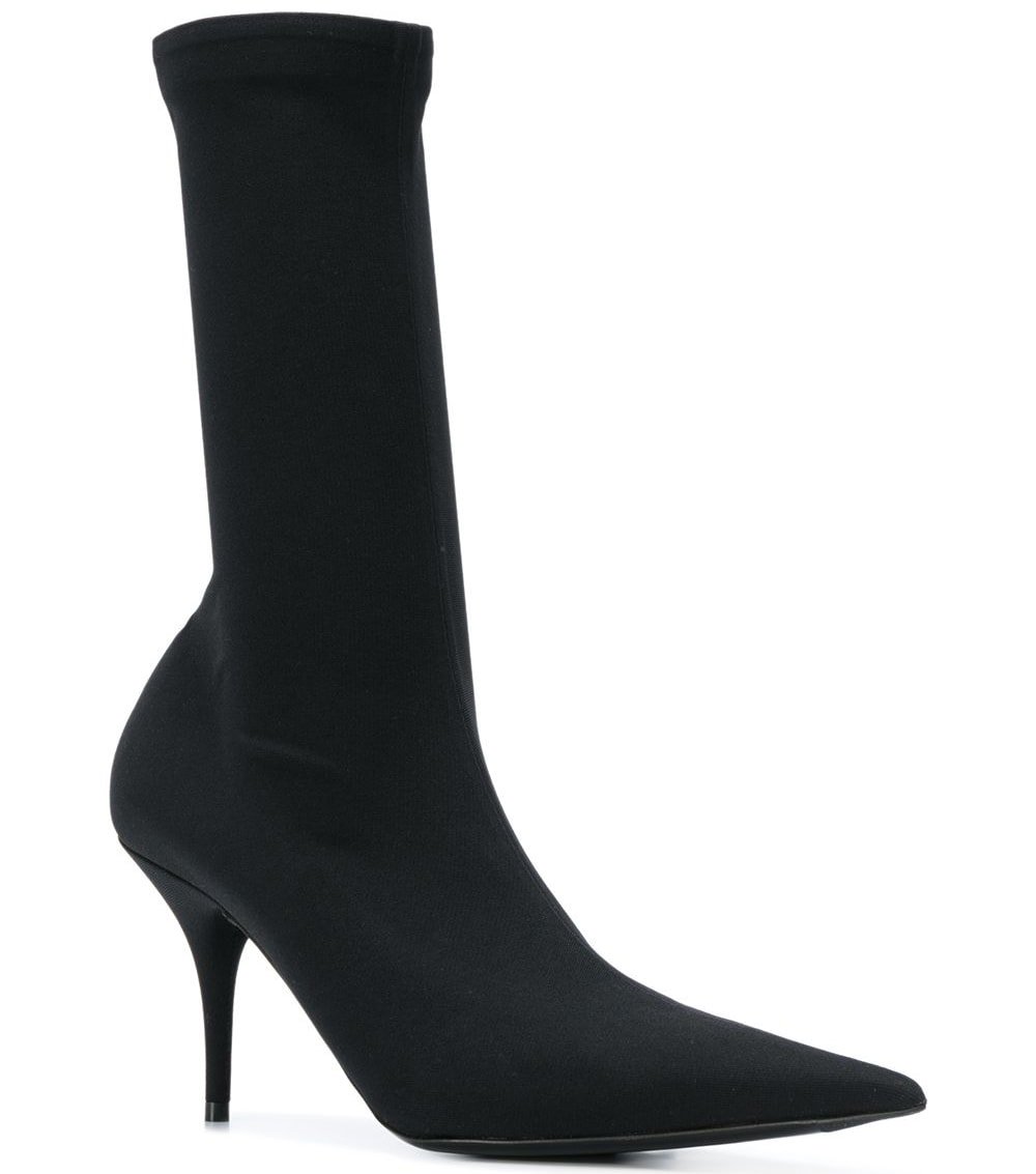These Balenciaga boots feature killer pointed toes and high stiletto heels