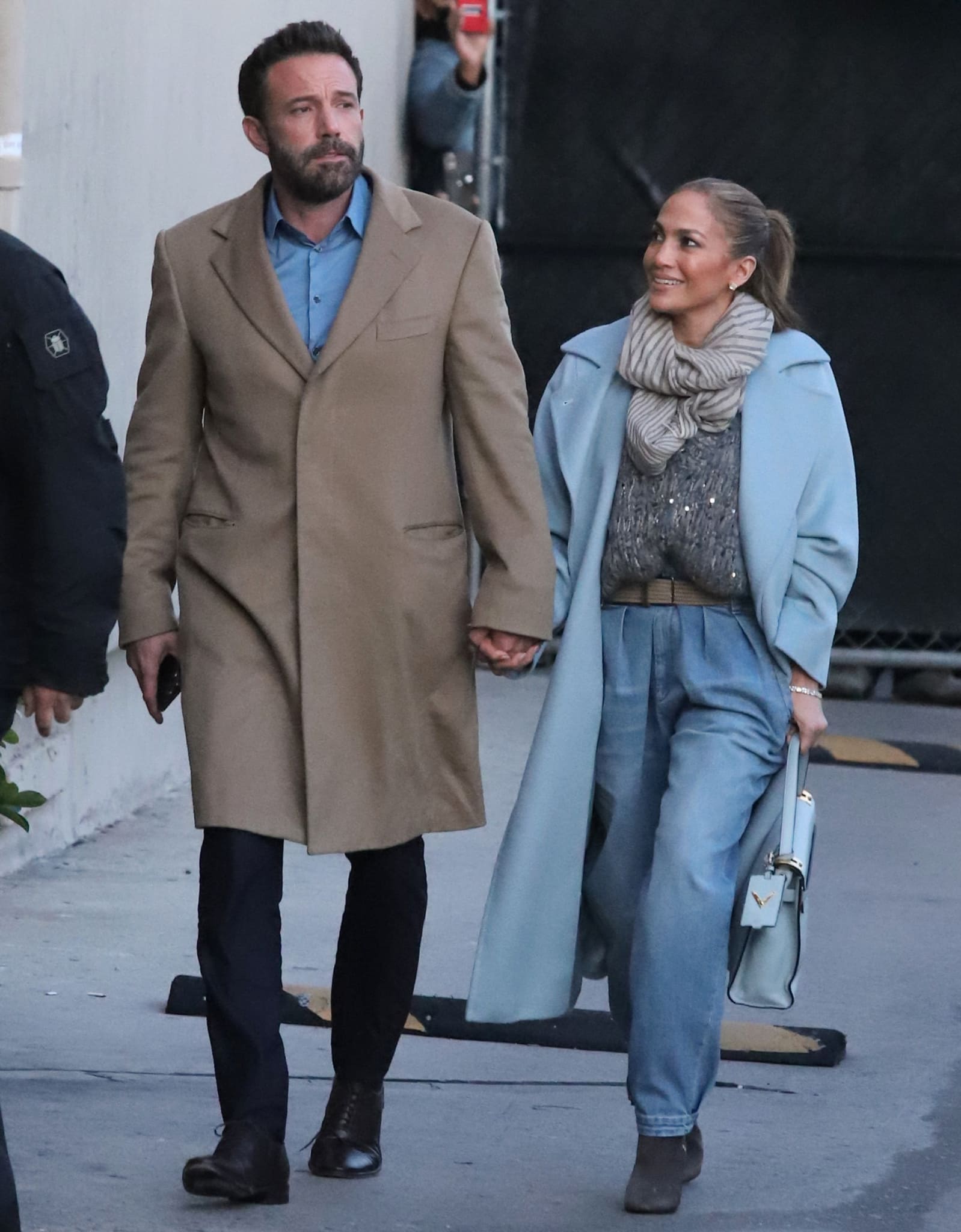 Ben Affleck and Jennifer Lopez heading to Jimmy Kimmel Live to promote Ben's The Tender Bar movie on December 15, 2021