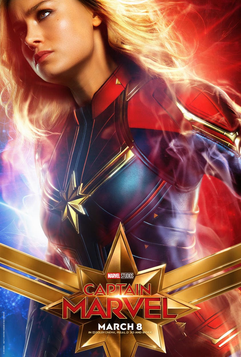 Brie Larson's Captain Marvel character was marketed as the strongest avenger