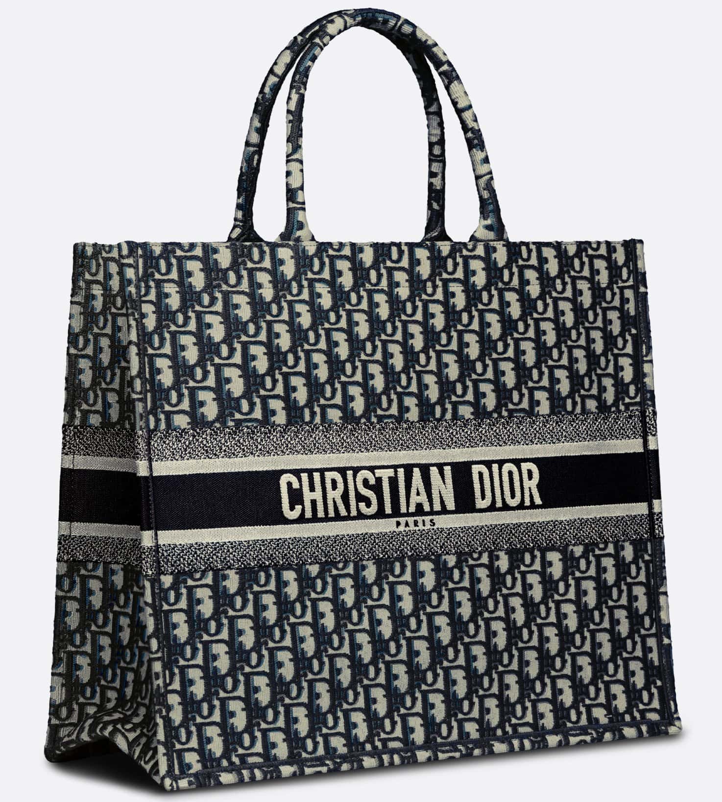 Dior Book Tote Oblique Embroidery