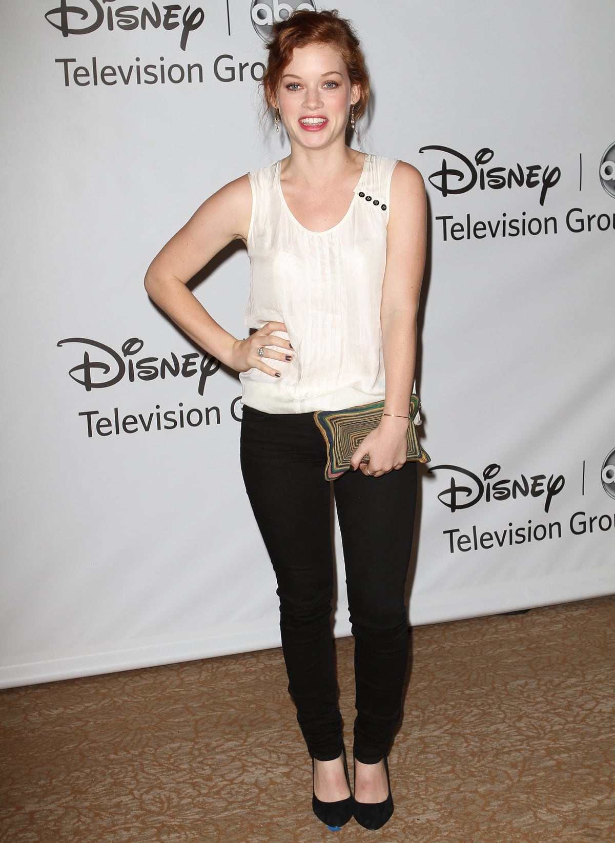 Jane Levy arrives at the Disney ABC Television Group's 'TCA 2001 Summer Press Tour'